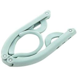 Anasu 4 Pack Travel Hangers Magic Portable Folding Clothes Hangers Plastic Coat Hanger Foldable Hanger