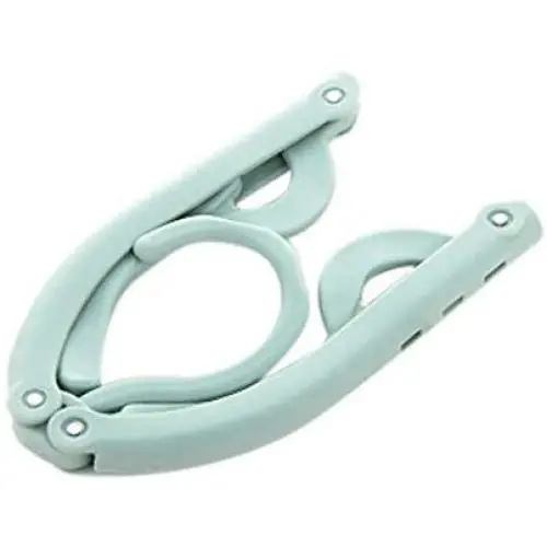 Anasu 4 Pack Travel Hangers Magic Portable Folding Clothes Hangers Plastic Coat Hanger Foldable Hanger