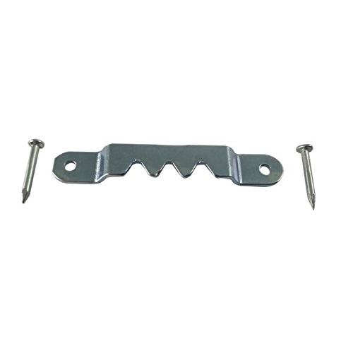 Frameware BP447-2 Sawtooth Hanger 1-5/8" x 1/4&quotwith nails - pack of 100