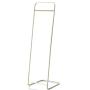 JEFEE Garment Rack Hang Clothes Rack Simple Garment Rack for Garment Storage Display, Heavy Duty Metal Clothes Rack, Hang Clothes Rack Covers a Small Area, Simple and Fashionable, White