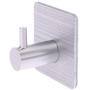 Cher9 6 Pcs Self Adhesive Hooks Home Kitchen Wall Door Hook Clothes Coat Bag Key Hanger Bathroom Towel Holder Storage Rack Aluminum