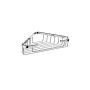 LS Bathroom Stainless Steel Triangle Soap Basket Toilet Soap Dish Holder Corner Wire Shower Soap Hanger Wall Mounted, Chrome finish