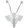 Indianshelf Handmade 2 Artistic Vintage White Metal Butterfly Wall Hooks Hangers/Key Hooks for Clothes Indianshelf Handmade 2 Artistic Vintage White Metal Butterfly Wall Hooks Hangers/Key Hooks for Clothes