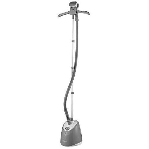 SALAV GS14-DJ Performance Garment Steamer with 360 Swivel Hanger, Dual Insulated Hose, 1500-Watt, Gray
