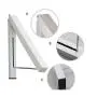 ZTMN Wall Hanger Retractable Indoor Clothes Hanger Magical Folding Kitchen Drying Stand Rack Hanging Holder Organizer Stainless Steel