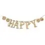 ADORNit, DIY Wood Swag Banner Hanger, Home Decoration - Happy ADORNit, DIY Wood Swag Banner Hanger, Home Decoration - Happy