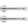 NELXULAS Brushed Stainless Steel Bath Towel Robe Hooks Single Super Heavy Duty Wall Mount Hook, Fit for Bedroom,Living Room, Bathroom and Fitting Room, Office, (8", 2 PCS)