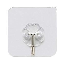 DealinM ???? Housekeeping,40x Strong Transparent Suction Cup Sucker Wall Hooks Hanger for Kitchen Bathroom White