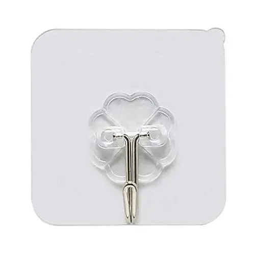DealinM ???? Housekeeping,40x Strong Transparent Suction Cup Sucker Wall Hooks Hanger for Kitchen Bathroom White