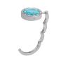 Tanice Foldable Purse Hooks 10pcs Crystal Table Folding Bag Purse Handbag Umbrella Hook Hanger Holder Weding Birthday Gift