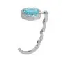 Tanice Foldable Purse Hooks 10pcs Crystal Table Folding Bag Purse Handbag Umbrella Hook Hanger Holder Weding Birthday Gift