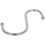 MroMax Metal S Hooks 2.52'' x 2.52''(L x W), S Shaped Hook Hangers for Kitchen Bathroom Bedroom Storage Room Office Outdoor Multiple Uses, Silver 8pcs
