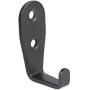 uxcell Wall Hooks Metal Wall Mounted L Type Scarf Coat Prong Robe Hooks Clothes Hanger Holder Storage w Screws