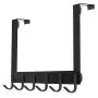 DOKU Over The Door Hooks,304 Stainless Steel Heavy Duty Organizer Rack for Coats Towels Robes Hats Clothes Hanger, Easy Install Space Saving Bathroom 6 Hooks ? Fashion Black DOKU Over The Door Hooks,304 Stainless Steel Heavy Duty Organizer Rack for Coats Towels Robes Hats Clothes Hanger, Easy Install Space Saving Bathroom 6 Hooks ? Fashion Black