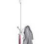 mDesign Metal Modern Long Easy Reach Over The Door Storage Organizer Rack - Hang Coats, Hoodies, Jackets, Hats, Scarves, Purses, Leashes, Towels, Robes, Clothing - 17" Tall, 4 Hooks - 2 Pack - Chrome mDesign Metal Modern Long Easy Reach Over The Door Storage Organizer Rack - Hang Coats, Hoodies, Jackets, Hats, Scarves, Purses, Leashes, Towels, Robes, Clothing - 17" Tall, 4 Hooks - 2 Pack - Chrome