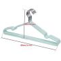 10pcs Random Color Steel Wire Hangers for Clothes Storage Rack Anti-Skid Adult Coat Hanger Wardrobe Organizer Holder