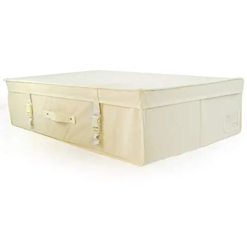 HANGERWORLD Large Ivory Wedding Dress Bridal Gown Garment Storage Boxes and Travel Carry Case HANGERWORLD Large Ivory Wedding Dress Bridal Gown Garment Storage Boxes and Travel Carry Case