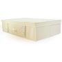 HANGERWORLD Large Ivory Wedding Dress Bridal Gown Garment Storage Boxes and Travel Carry Case