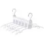 2pcs Color Random Foldable Clothes Cloth Hanger Dryer Drying Clothing Rack Hangers for Tumble Hanging Laundry Stand Telescopic
