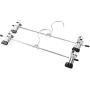 20pcs Stainless Steel Clip Stand Clothes Hanger Household Clothes Coat Skirt Dress Blouse Metal Hangers Hooks