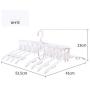EvaroFly Multipurpose Magic Stretch Folding Hanger, Save Space Storage Clothes Hanger, Household Travel Camping -a- 53.5x41cm
