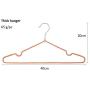 Colorful Thick PVC Coated Metal Clothes Hanger, Space Saving Non Slip Shirts Dress Coats Hangers Rack 10pcs Random Color