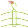 5pcs Random Color Multifunctional Creative Fishbone Anti-Skid Multi Layers Clothes Hanger Decoration