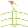 5pcs Random Color Multifunctional Creative Fishbone Anti-Skid Multi Layers Clothes Hanger Decoration