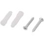uxcell Aluminum Alloy Home Bathroom Door Wall Mounted Clothes Hanger Bath Ball Holder
