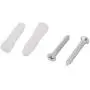 uxcell Aluminum Alloy Home Bathroom Door Wall Mounted Clothes Hanger Bath Ball Holder