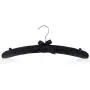 Hangerworld 6 Black 15inch Satin Padded Cushioned Top Coat Clothes Garment Hangers with Chrome Hook Hangerworld 6 Black 15inch Satin Padded Cushioned Top Coat Clothes Garment Hangers with Chrome Hook