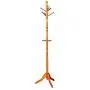 HGXC Solid Wood Coat Rack, Creative Floor-Standing Bedroom Hanger Porch Hanger Wood Color/White Clothes Hook (Color : Wood Color) HGXC Solid Wood Coat Rack, Creative Floor-Standing Bedroom Hanger Porch Hanger Wood Color/White Clothes Hook (Color : Wood Color)