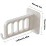 5pcs Random Color 4 Holes Wall-Mounted Clothes Hanger Household Plastic Drying Rack Self Adhesive Hanger Storage Holder Organizer Hanging Hook