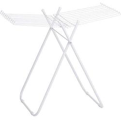 XQY Drying Rack Hangers Airer Indoor Towel Rack White Iron Outdoor Balcony Drying Rack Floorstanding Folding Hanger Clothes Rack