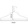 SPECILITE Clothes Hangers, 16 inch 12 Gauge Metal Wire Hanger Bulk for Standard Adult Size, Set of 100