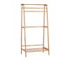 HXGL-Hanger Coat Rack Floor Rack Solid Wood Simple Rack Hanger Home Bedroom Wooden Clothes Rack Multifunction (Size : 70 Long)