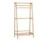 HXGL-Hanger Coat Rack Floor Rack Solid Wood Simple Rack Hanger Home Bedroom Wooden Clothes Rack Multifunction (Size : 70 Long)