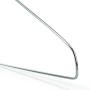 HANGERWORLD 20 Strong Extra Wide 18.11 inch Metal 13 Gauge Silver Galvanised Wire Clothes Garment Pants Bar Coat Hangers.
