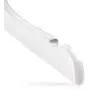 HANGERWORLD 12 White Wooden 11.8inch Kids Notched Top Coat Clothes Garment Hangers Baby Toddler