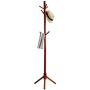 WYQSZ Coat Rack Coat Rack Floor Simple Modern Hanger Bedroom Solid Wood Clothes Rack Creative Economy Coat Rack Coat Rack - Coat Rack 8563