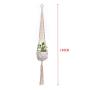 Flosky 3pcs/Set Macrame Plant Hanger Indoor Outdoor Hanging Basket Flower Pots Rope Net