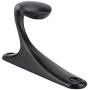 FTVOGUE Metal Hooks, Utility Modern Wall Mounted Coat Hook Bathroom Cloakroom Closet Clothes Rack Space Saver Hanger (Matte Black)