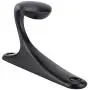 FTVOGUE Metal Hooks, Utility Modern Wall Mounted Coat Hook Bathroom Cloakroom Closet Clothes Rack Space Saver Hanger (Matte Black)