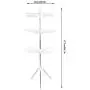 Wakects Stainless Steel Clothes Drying Rack, Collapsible Portable Tripod Clothes Hanger Garment Tree for Hanging Laundry, Towels, Socks