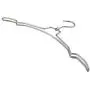 Thick Simplicity Style Metal Hanger for Clothes, Rotating Hook Pearl Nickel Hanger(10 Pieces)