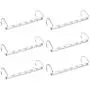 10pcs Y Shape Universal Clothes Hangers Save Space Closet Organizer Multifunction Metal Hangers Decoration