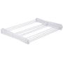 AmazonBasics Foldable Clothes Drying Laundry Rack - White