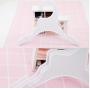 20psc Plastic Pet Dog Clothes Hanger Dog Puppy Clothes Rack Hanger Random Color