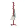 TD Solid Wood Simple Landing Coat Rack Simple Hanger Fashion Clothes Rack Living Room Storage Bag Rack (Size : Red)