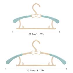 HJYPYJ Magic Hanger,Portable Multifunctional Hangers,Non-Slip Folding Hangers,Non-Deformable Childrens Hanger Space Saving Organizer Hanger Strong Bearing Capacity/Pink / 20 pcs